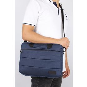 Bagacar Lacivert Unisex 15.6 İnç Laptop ve Evrak Çantası