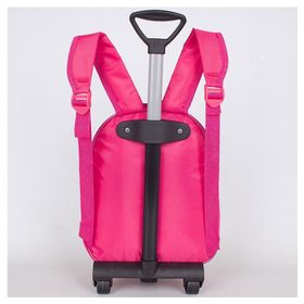 Bagacar MN Miky Pembe Tekerlekli Çocuk Sırt Çantası