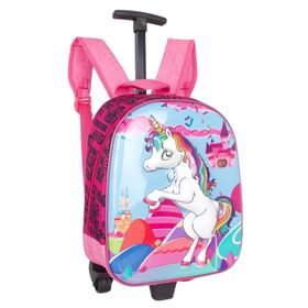 Bagacar MN Unicorn Tekerlekli Kız Çocuk Sırt Çantası