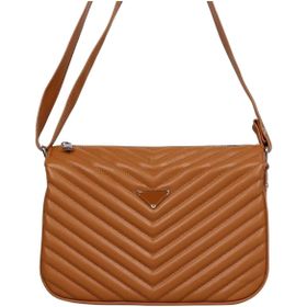 Bagacar MT1395 Camel 3 Gözlü Kadın Omuz Çantası