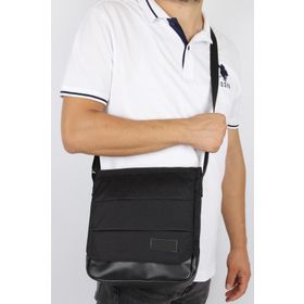 Bagacar Siyah Unisex 13x14 İnç Laptop ve Evrak Çantası