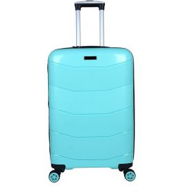 Bagacar Ultra Hafif Kırılmaz Silikon Mint Orta Boy Valiz