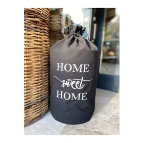 Bagand Home Sweat Home Baskılı Siyah Damacana Kılıfı