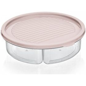 Bager 3'lü Pembe Saklama Kabı