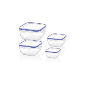 Bager 4'lü Kare Set Saklama Kabı