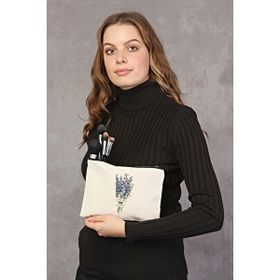 Bagg Clutch You Are Enough Kanvas Makyaj Çantası