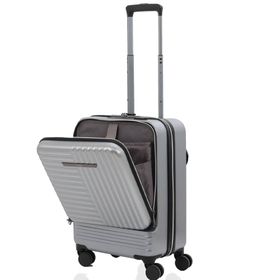 Baggaj V2404 Gri Silver PC Valiz Set
