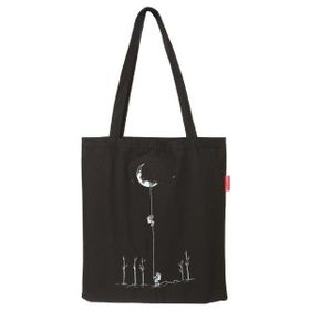 Baghashtag Aydan İnen Astronot Baskılı Kadın Günlük Çanta