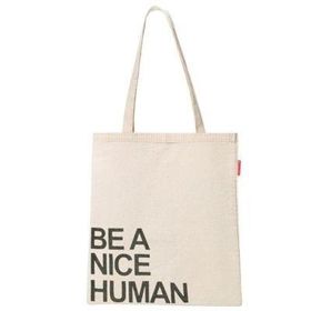 Baghashtag Be a Nice Human Baskılı Kadın Günlük Çanta
