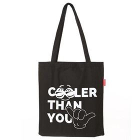 Baghashtag Cooler Than You Baskılı Siyah Bez Kadın Günlük Çanta