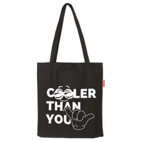 Baghashtag Cooler Than You Baskılı Siyah Bez Kadın Günlük Çanta