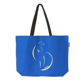 Baghashtag Mavi Kedi Baskılı Kadın Günlük Çanta
