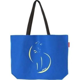 Baghashtag Mavi Kedi Baskılı Kadın Günlük Çanta