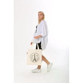 Baghashtag Paris Baskılı Kadın Günlük Çanta