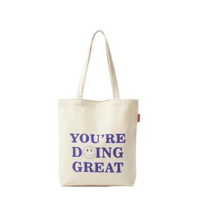 Baghashtag You Are Doing Great Baskılı Bez Kadın Günlük Çanta