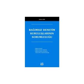 BAĞIMSIZ DENETIM KURULUŞLARININ SORUMLULUĞU - AYTEKIN ÇELİK