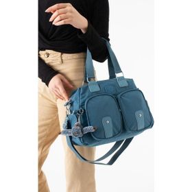 Baginn Klinkır Mavi Kadın Kol Çantası