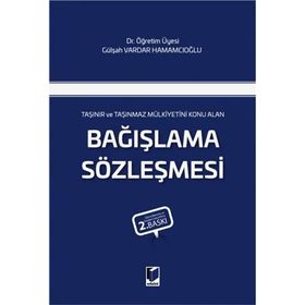 Bağışlama Sözleşmesi- Gülşah Vardar Hamamcıoğlu
