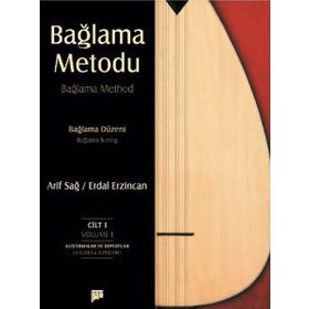 BAĞLAMA METODU (2 CILT) CILT 1: ALIŞTIRMALAR VE REPERTUVAR, CILT 2: DIZILER VE POZISYONLAR - ARIF SAĞ;ERDAL ERZINCAN