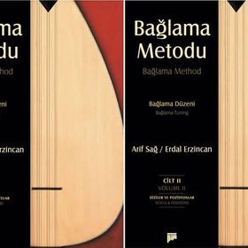 BAĞLAMA METODU (2 CILT) CILT 1: ALIŞTIRMALAR VE REPERTUVAR, CILT 2: DIZILER VE POZISYONLAR - ARIF SAĞ;ERDAL ERZINCAN
