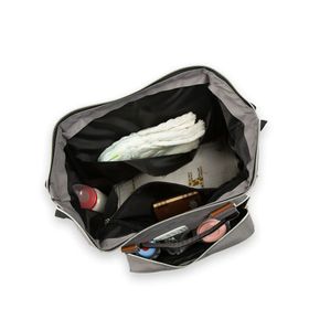 Bagmori Gri Baby Bag Baskılı Bebek Bakım Çantası