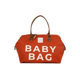 Bagmori Kiremit Baby Bag Baskılı Bebek Bakım Çantası