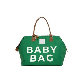 Bagmori Koyu Yeşil Baby Bag Baskılı Bebek Bakım Çantası