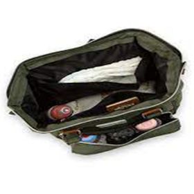 Bagmori M000005163 Haki Baby Bag Baskılı Cepli Anne Bebek Bakım Sırt Çantası