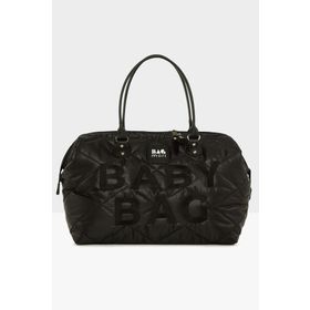 Bagmori M000006904 Siyah Bag Nakışlı Puf Şişme Anne Bebek Bakım Çanta