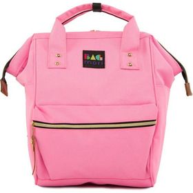 Bagmori Metal Ağızlı Sırt Çantası Pembe