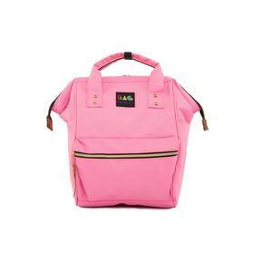 Bagmori Metal Ağızlı Sırt Çantası Pembe