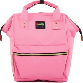 Bagmori Metal Ağızlı Sırt Çantası Pembe