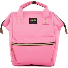 Bagmori Metal Ağızlı Sırt Çantası Pembe