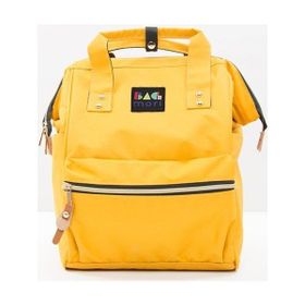 Bagmori Metal Ağızlı Sırt Çantası Sarı
