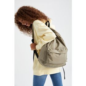 Bagorama Açık Yeşil Kumaş Günlük Basic Unisex Sırt Çantası