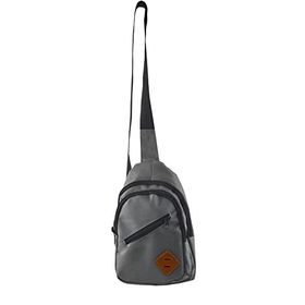 Bagorama Gri Bodybag Çapraz Askılı Unisex Göğüs ve Sırt Çantası