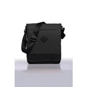 Bagorama ORJIN Siyah 11 Dikey Postacı Çapraz Askılı Unisex Omuz Çantası