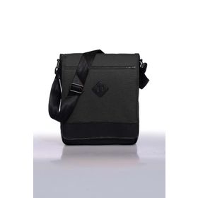 Bagorama ORJIN Siyah 11 Dikey Postacı Çapraz Askılı Unisex Omuz Çantası