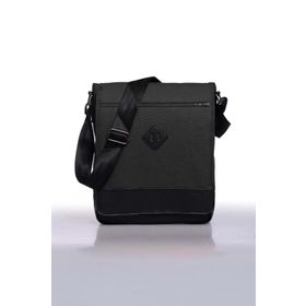 Bagorama ORJIN Siyah 11 Dikey Postacı Çapraz Askılı Unisex Omuz Çantası