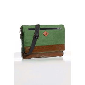 Bagorama PING Yeşil 15 inch Laptop Çapraz ve Omuz Unisex Postacı Çantası