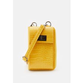 Bagorama RUBY Sarı Suni Deri Çapraz Askı Kadın Cüzdan ve Telefon Çantası