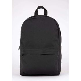 Bagorama Siyah Kumaş Günlük Basic Unisex Sırt Çantası