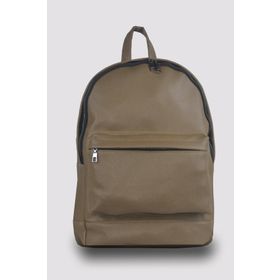 Bagorama Vizon Suni Deri Evrak ve Laptop Sırt Çantası