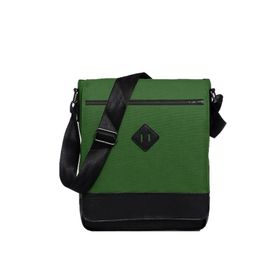 Bagorama Yeşil 11 inç Dikey Postacı Çapraz Askılı Unisex Omuz Çantası