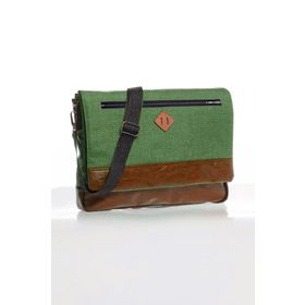 Bagorama Yeşil 15 inç Unisex Postacı Çantası