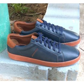 Bags Shoes 15024 Hakiki Deri Lacivert Erkek Günlük Ayakkabı