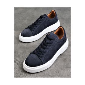 Bags Shoes 2501 Footcap Erkek Hakiki Deri Yüksek Taban Premium Sneaker Ayakkabı