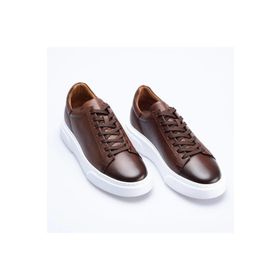 Bags Shoes 2501 Footcap Erkek Hakiki Deri Yüksek Taban Premium Sneaker Ayakkabı