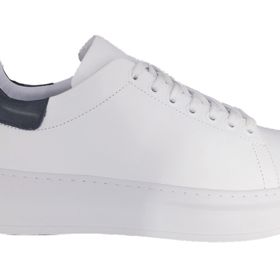 Bags Shoes 3251 Beyaz Footcap Erkek Deri Yüksek Taban Sneaker Ayakkabı