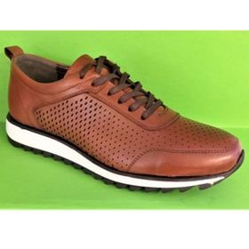 Bags Shoes HTC2023-012 Taba Deri Erkek Spor Ayakkabı